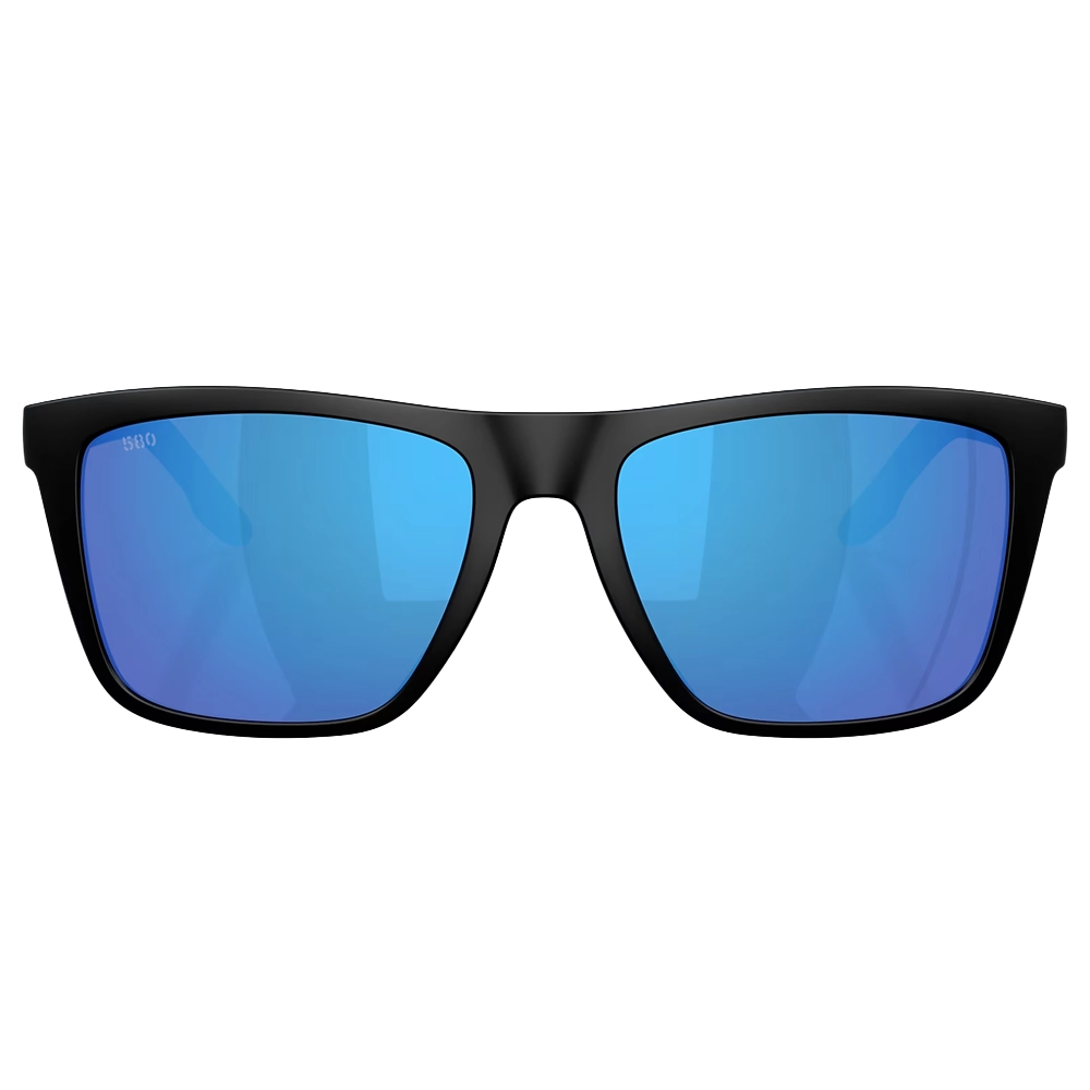 6S9131 91310359 Lentes Polarizados Mainsail XL – Mica de Cristal Color Azul Espejado 580 G – Armazón en Color Negro Mate – Costa del Mar