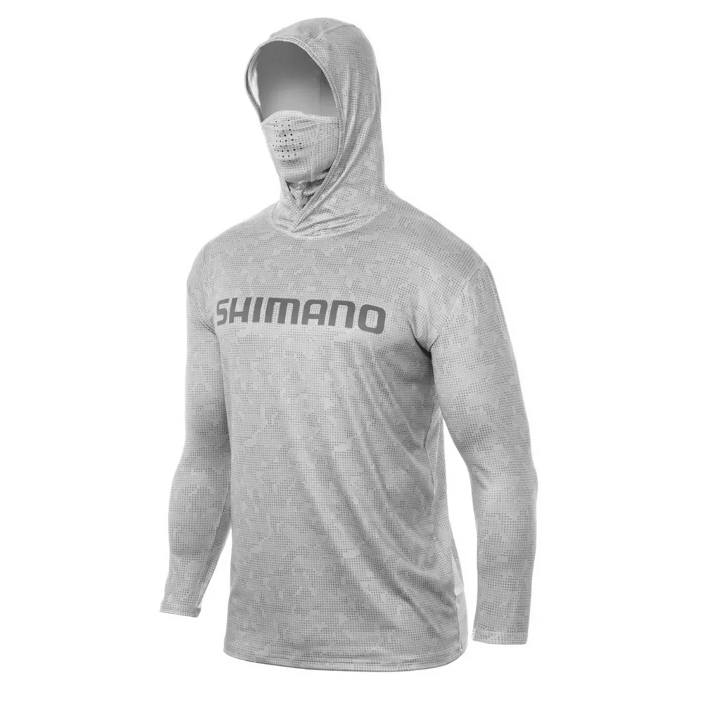 128083 Playera Con Gorro – Color Camo Gris Lisa – Varias Tallas – Shimano