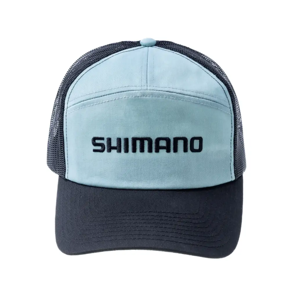 GORRA TRUCKER CON LOGO – COLOR AZUL CIELO – SHIMANO - Imagen 2