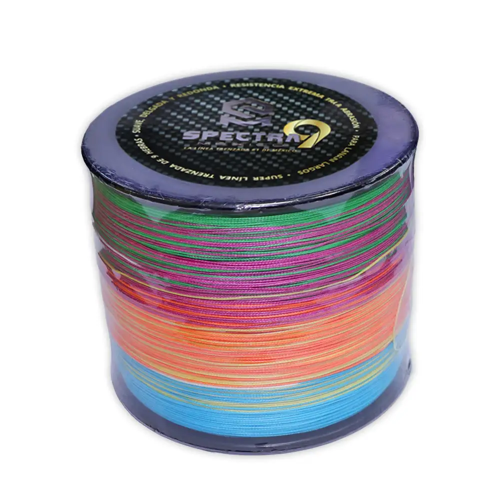 LÍNEA TRENZADA SPECTRA 9H – 120LBS – 1500M – 9 HEBRAS – MULTICOLOR – SPECTRA - Imagen 2