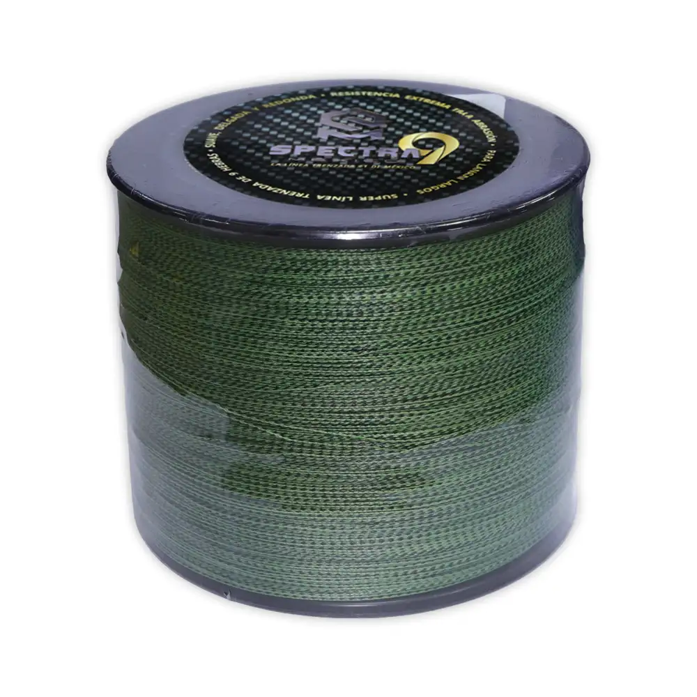 LÍNEA TRENZADA SPECTRA 9H – 120LBS – 1500M – 9 HEBRAS – VERDE – SPECTRA - Imagen 2