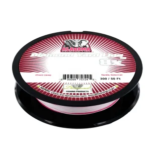75725 LÍNEA TRENZADA DIAMOND GENERATION 3 – 8 HEBRAS – 50LBS – 300 YDS – ROJO/BLANCO – DIAMOND