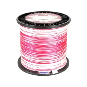 75804 LÍNEA TRENZADA DIAMOND GENERATION 3 – 8 HEBRAS – 40LBS – 1500 YDS – ROJO/BLANCO – DIAMOND