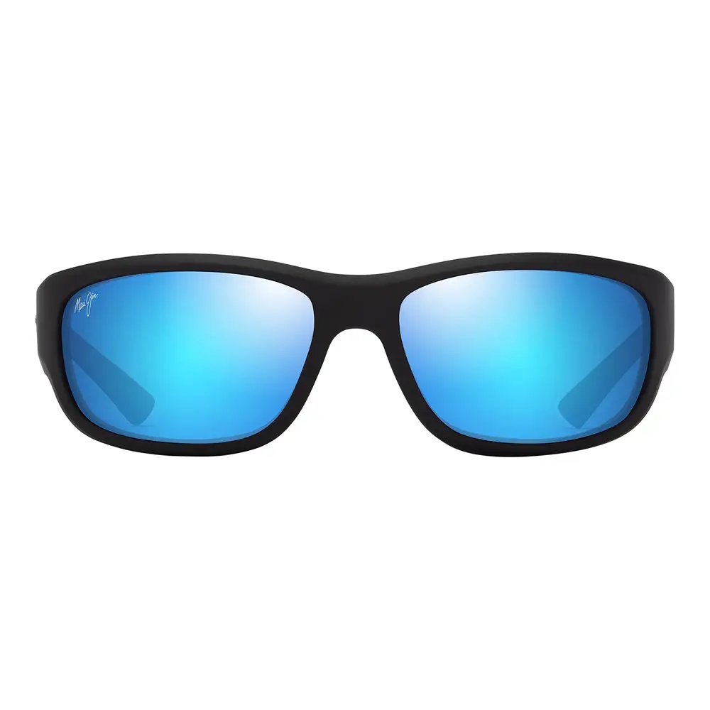 B682-02A LENTES POLARIZADOS MA‘UKELE – MICA DE CRISTAL BLUE HAWAII – ARMAZÓN NEGRO/ AZUL MATE – MAUI JIM - Imagen 2