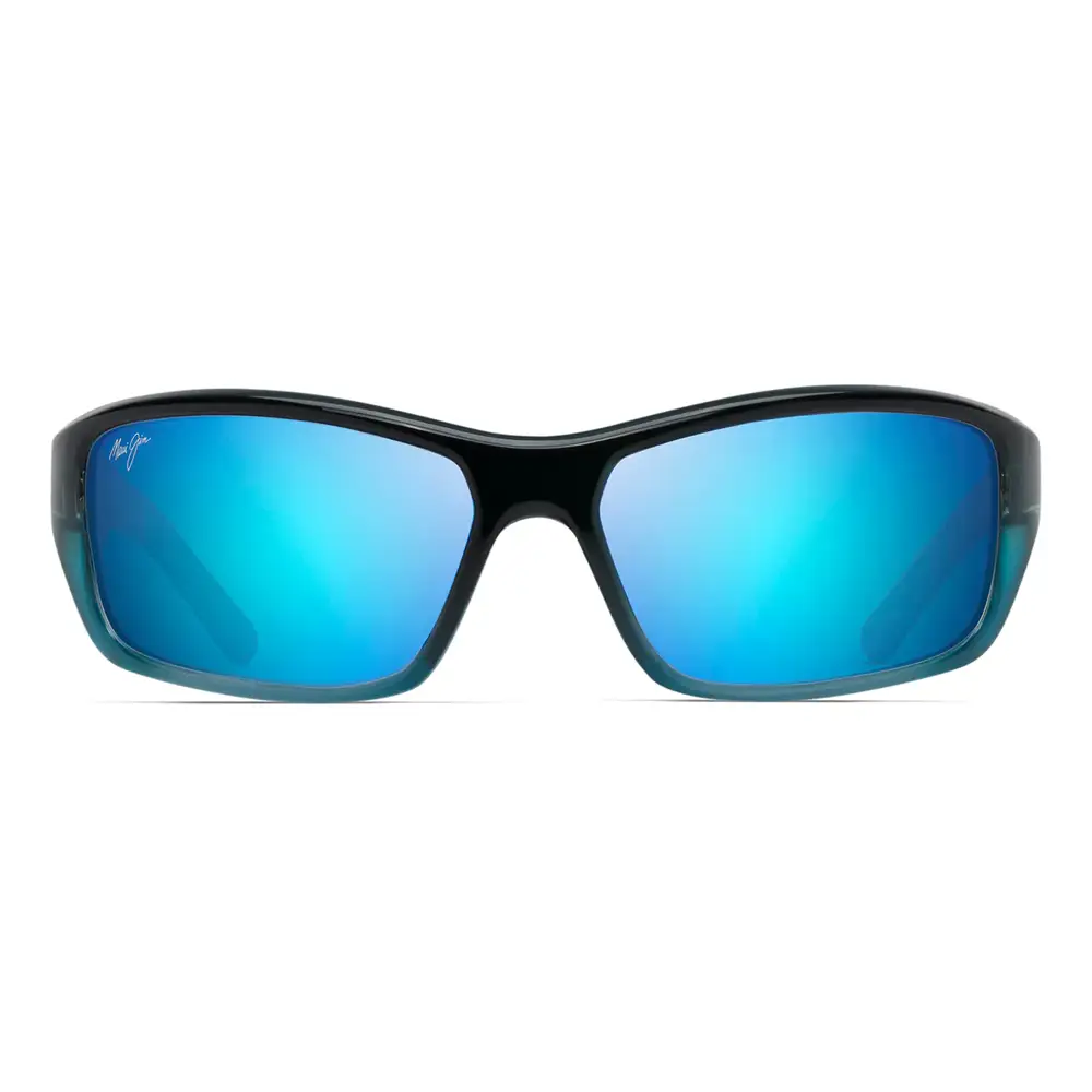 B792-06C LENTES POLARIZADOS BARRIER REEF – MICA DE CRISTAL BLUE HAWAII – ARMAZÓN AZUL CON TURQUESA – MAUI JIM - Imagen 2