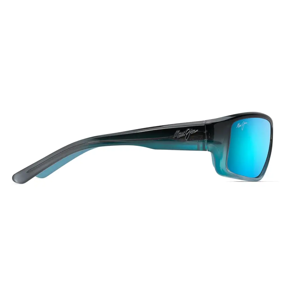 B792-06C LENTES POLARIZADOS BARRIER REEF – MICA DE CRISTAL BLUE HAWAII – ARMAZÓN AZUL CON TURQUESA – MAUI JIM - Imagen 3