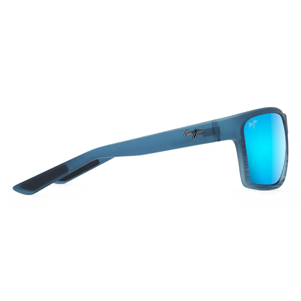 B839-03S LENTES POLARIZADOS ALENUIHAHA – MICA DE CRISTAL BLUE HAWAII – ARMAZÓN AZUL CON RAYAS – MAUI JIM - Imagen 3