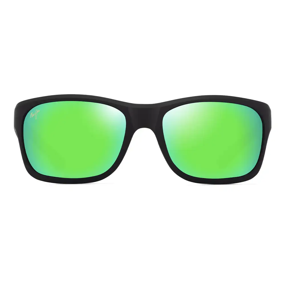GM681-02A LENTES POLARIZADOS ‘ANO NUI – MICA DE VIDRIO SUPERFINO MAUIGREEN– ARMAZÓN NEGRO MATE – MAUI JIM - Imagen 2