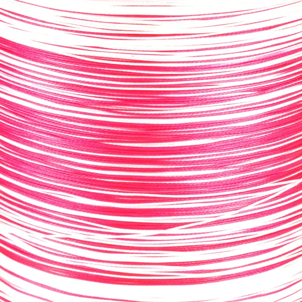 75721 LÍNEA TRENZADA DIAMOND GENERATION 3 – 8 HEBRAS -20LBS – 300 YDS – ROJO/BLANCO – MOMOI'S - Imagen 2
