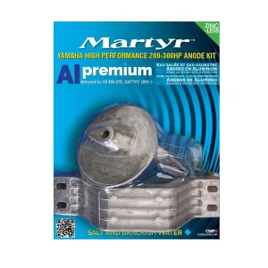 CMYHP200300KITA KIT DE ÁNODOS DE ALUMINIO PARA YAMAHA 200-300 HP – MARTYR