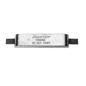CMZC7SZ ÁNODO DE ZINC PARA CASCO AERODINÁMICO – PARA SOLDAR – 228 X 57 X 46 MM – MARTYR